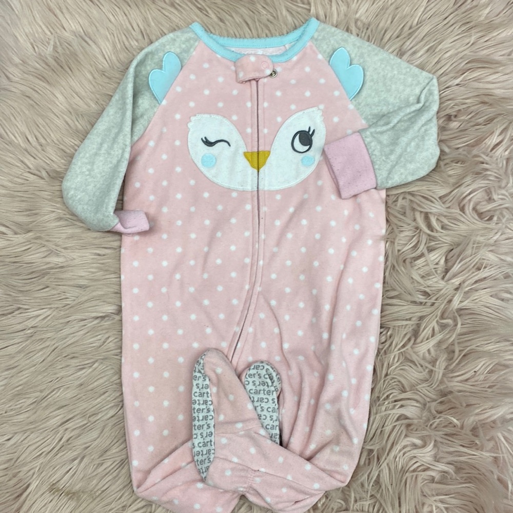 Owl Fleece Sleeper